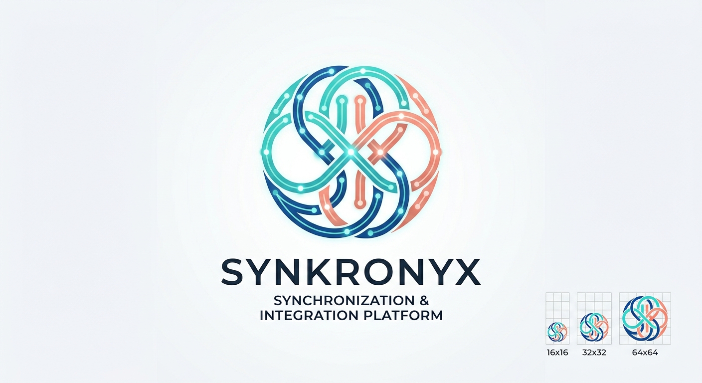 Synkronyx faceted S logo